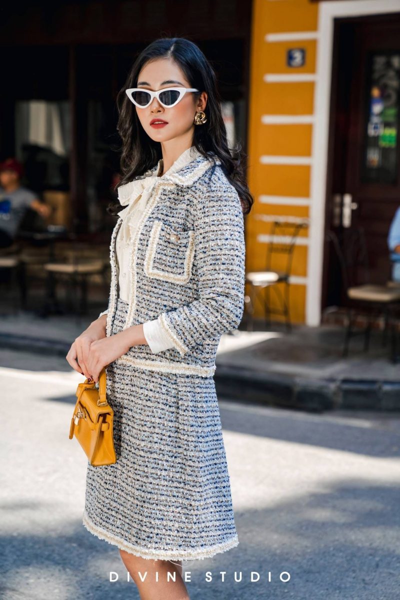 Chân váy Tweed Cherise