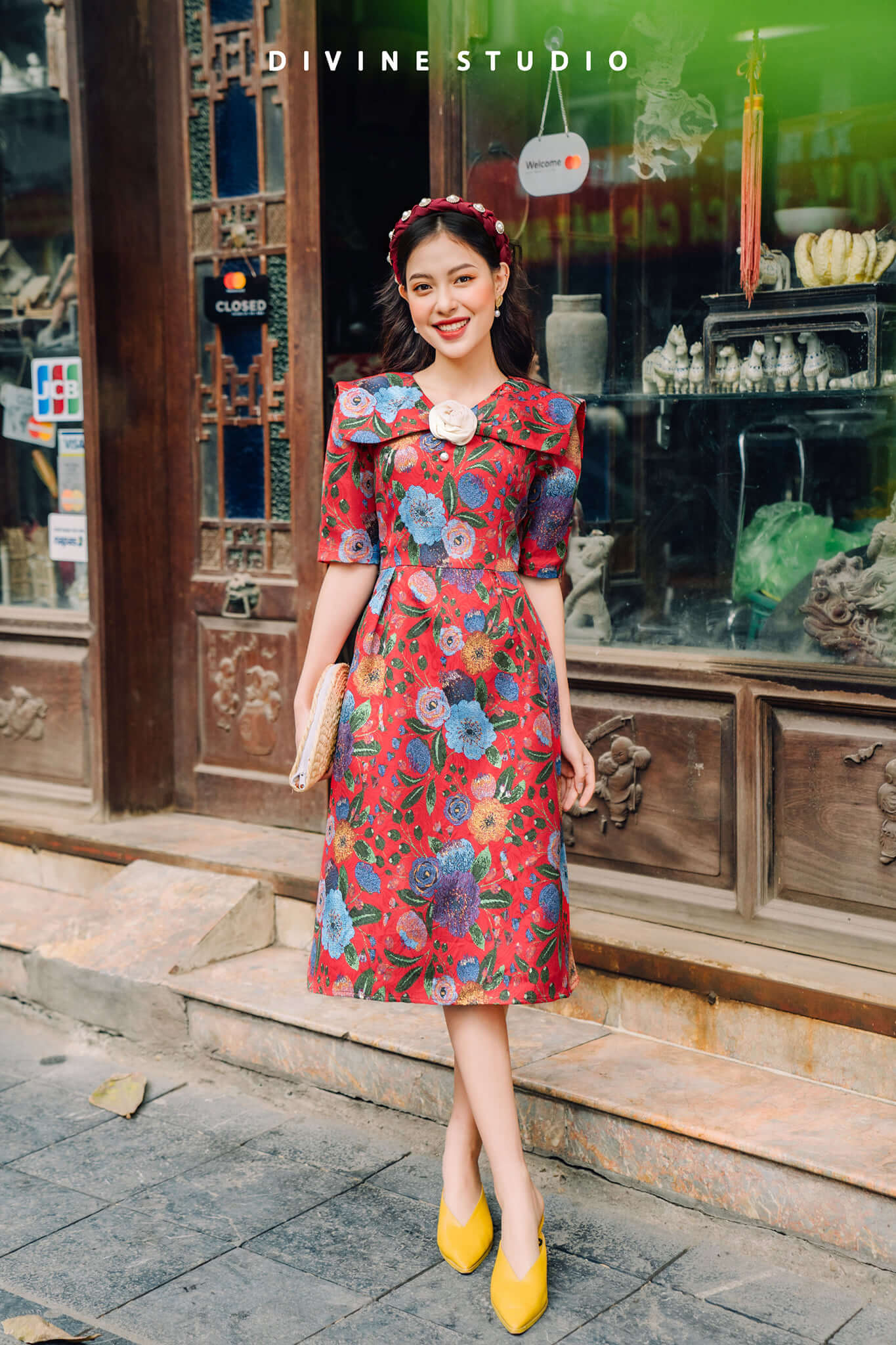 mua tet hoa tan suu (33) Đầm Scent flower