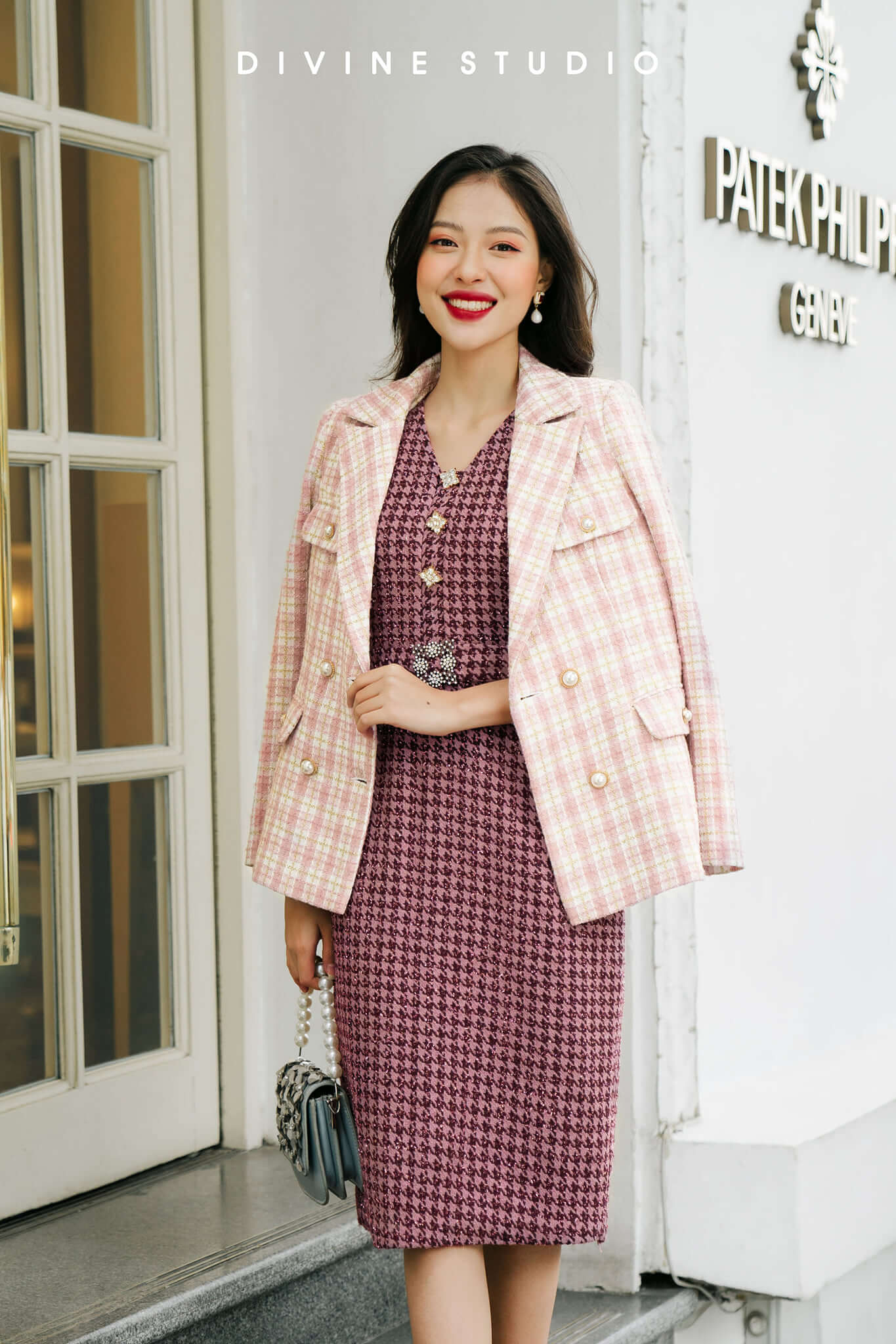 parisian chic (26) Đầm Violet