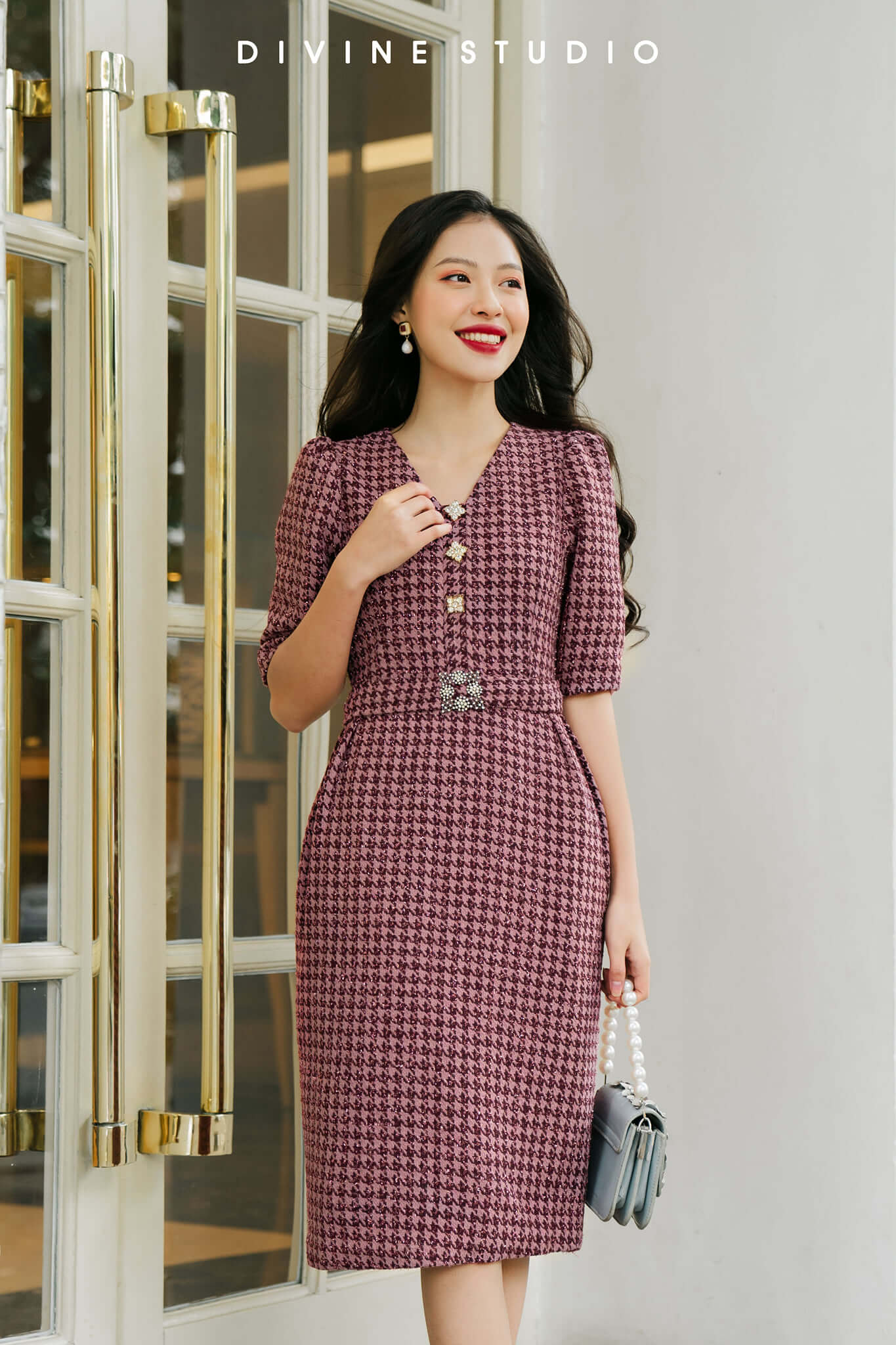 parisian chic (5) Đầm Violet